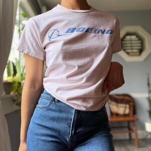 Pale Pink Boeing Tee (S)